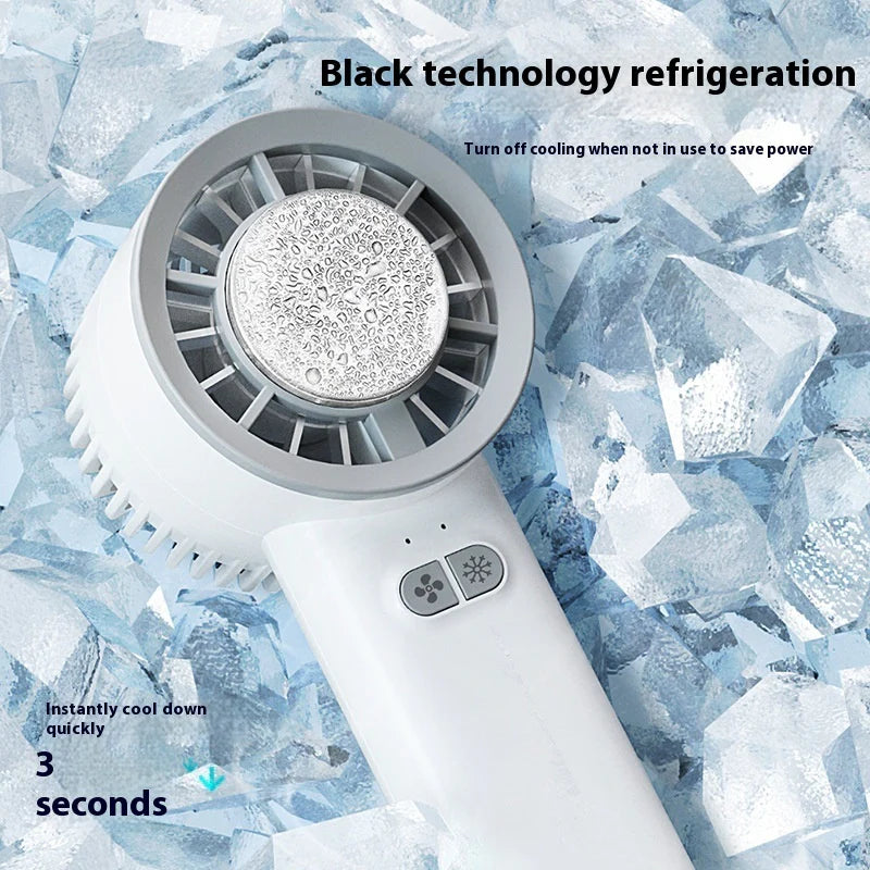 Handheld Turbo Jet Fan Mini Portable Ice Cold Fan