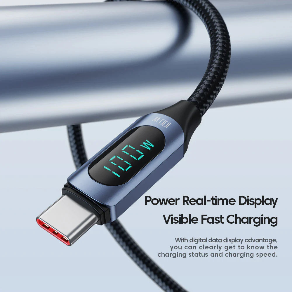 Toocki Type C to Type C Cable100W PD Fast Charging USB