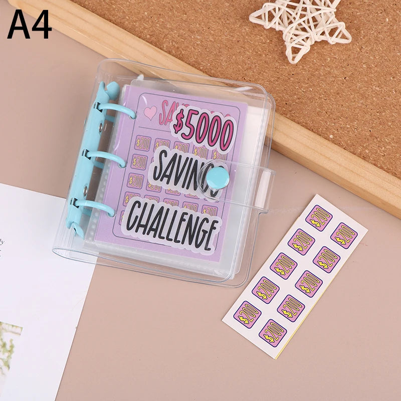 Savings Challenge Loose-Leaf Notebook Savings Binder $2100-$5000