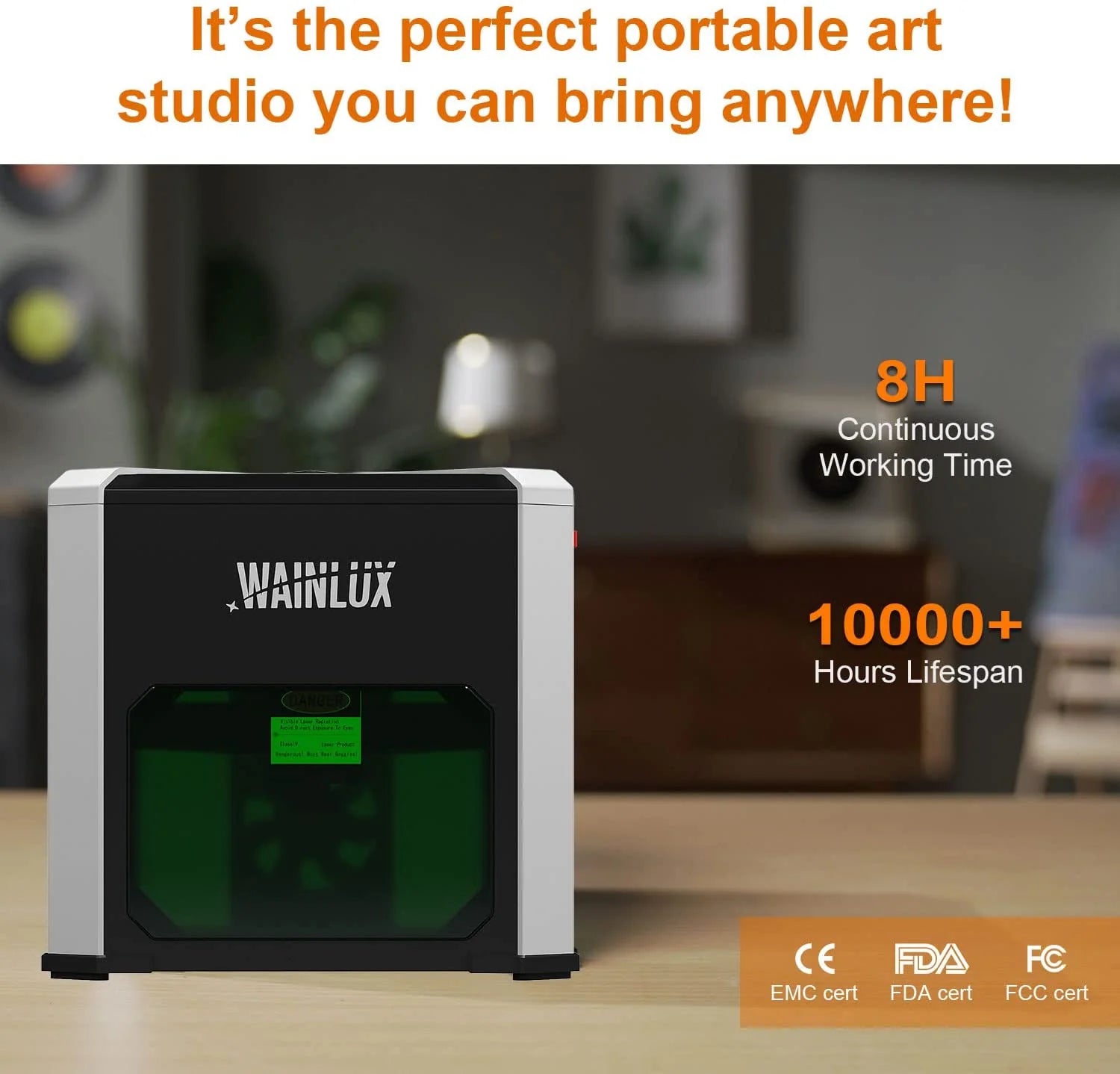 K6 Pro Bluetooth Laser Engraver Printer Portable Mini Laser 80x80Mm Supports Wood And Plastic