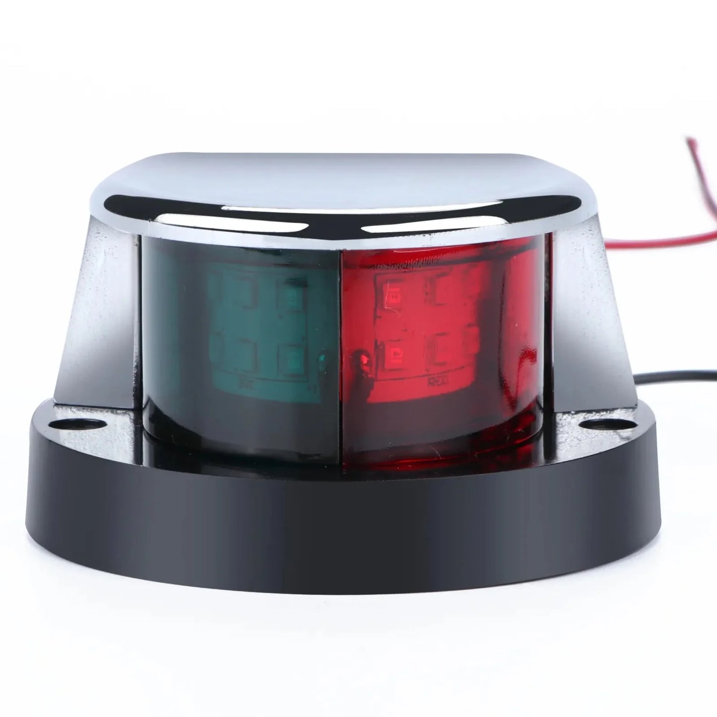 Red And Green 12V Waterproof Boat Navigation Light LED Bow Marine Front Pontoon Lamp 