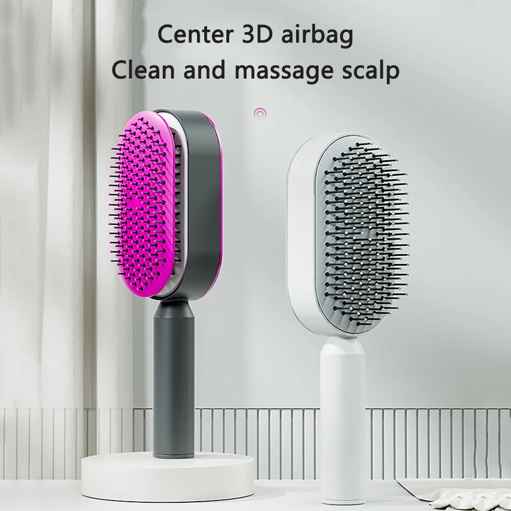 Self Cleaning Styling Hair Brush