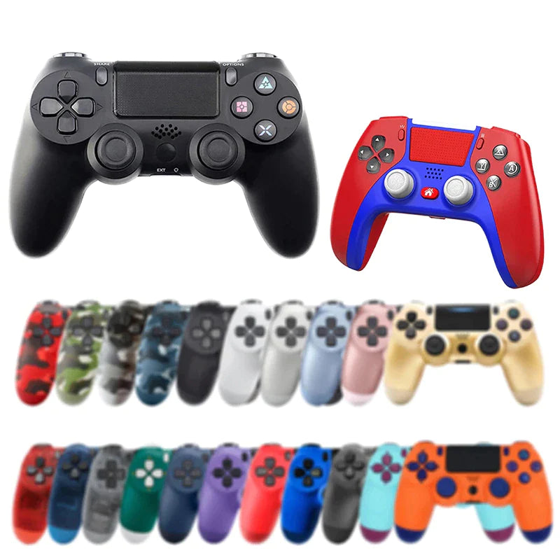 PS4 Wireless Bluetooth Controller Pengontrol for PS4/Slim/Pro PC PS3 Joystick 6-Axis