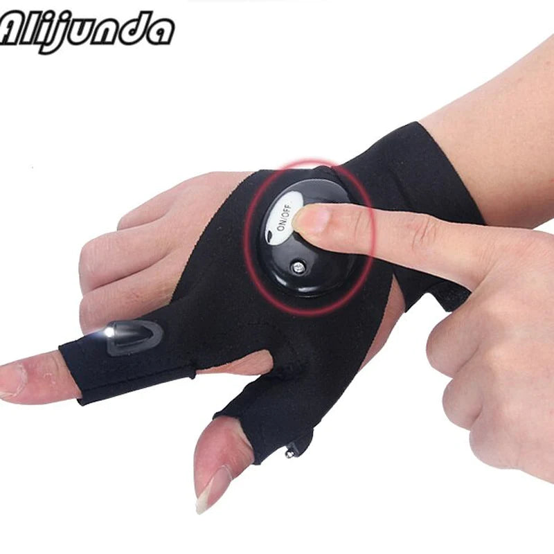 Multipurpose Waterproof Fishing Gloves + LED Light Rescue Tools for Acura RLX CL EL CSX ILX MDX NSX RDX RL SLX TL TSX Vigor ZDX