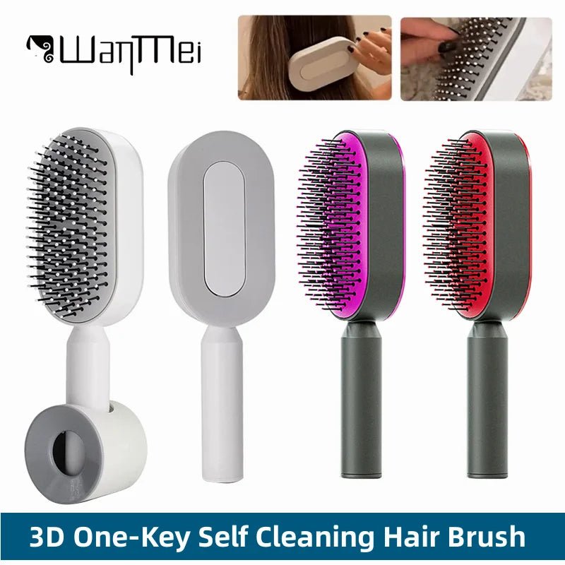 Self Cleaning Styling Hair Brush