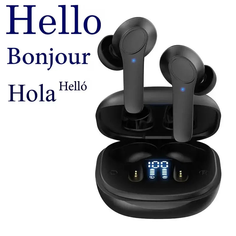 Real Time AI Voice Translator Earbuds With 144 Languages 98% Accuracy Support Online Offline 4 Translation Mode