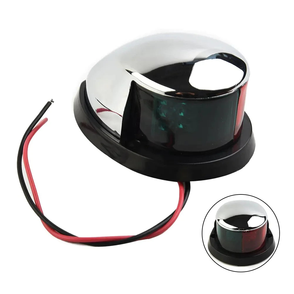 Red And Green 12V Waterproof Boat Navigation Light LED Bow Marine Front Pontoon Lamp 