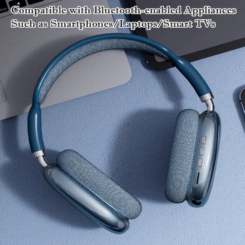 P9 Wireless Bluetooth Headphones With Mic Noise Cancelling